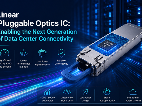 Linear Pluggable Optics IC: Enabling the Next Generation of Data Center Connectivity