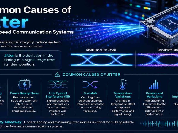 Common Causes of Jitter in High-Speed Communication Systems