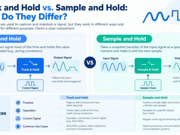 Track and Hold vs. Sample and Hold: How Do They Differ?